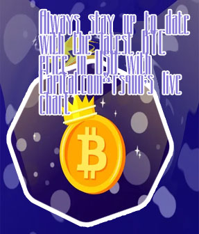 Bitcoin price live ticker